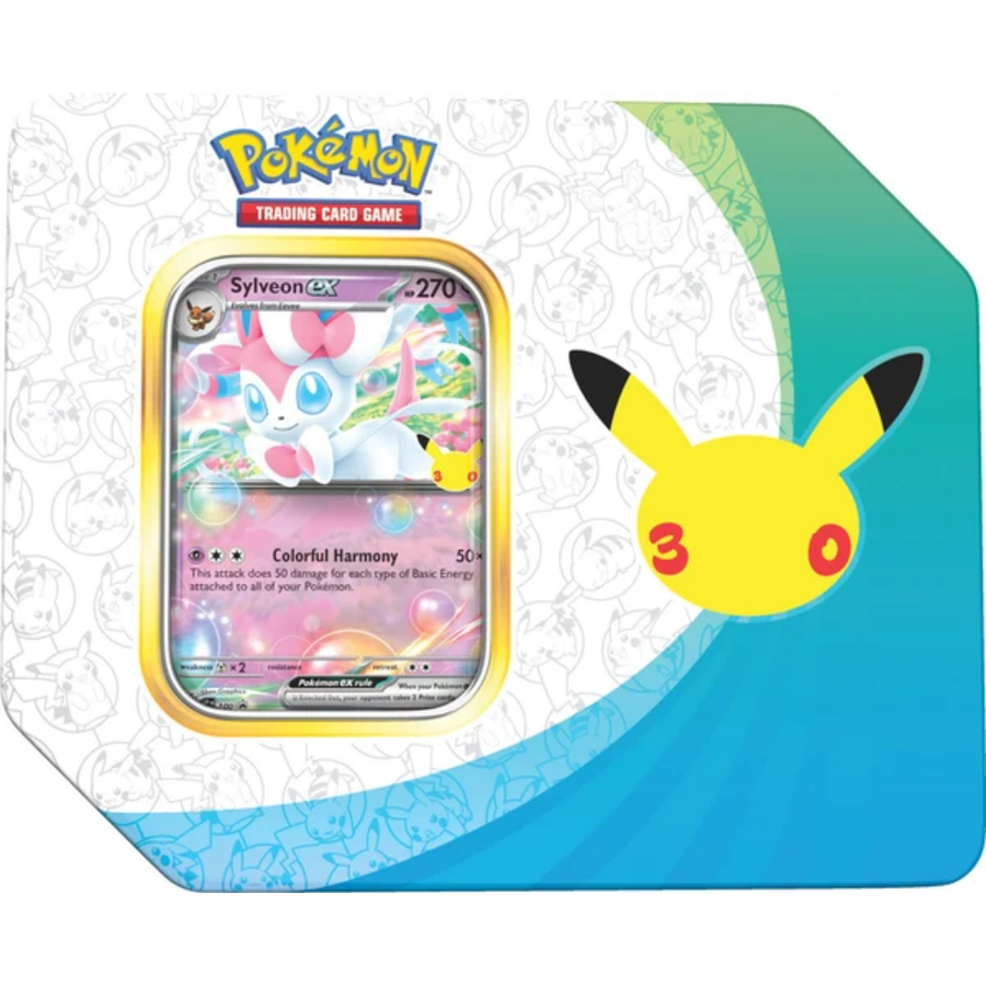 30th Celebration Booster Tin digital collector guide