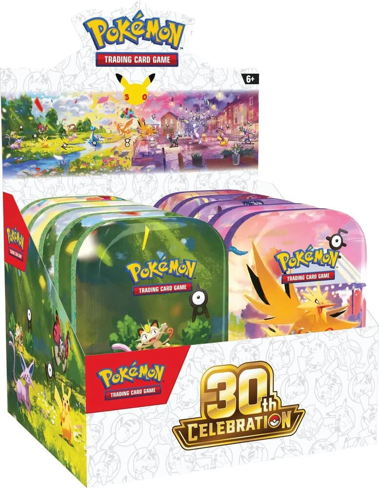 30th Celebration Mini Tin Display digital collector guide