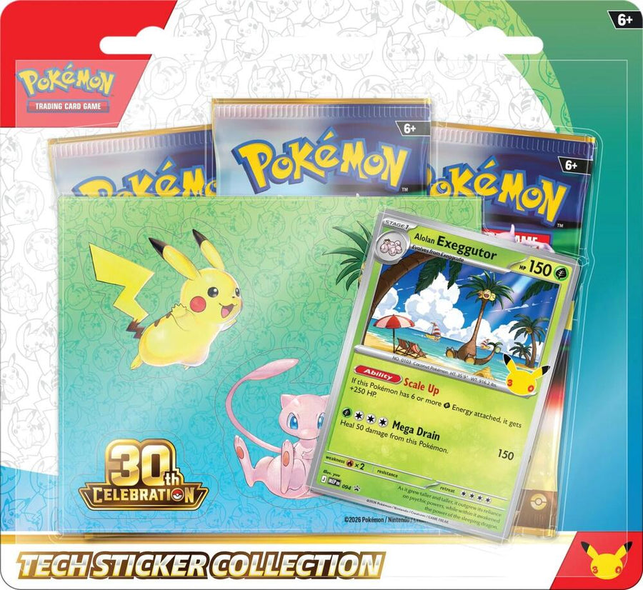 30th Celebration Tech Sticker Collection digital collector guide